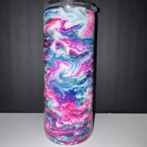 25 oz S.S.S. "Electric Tide" Ink Drop Glow